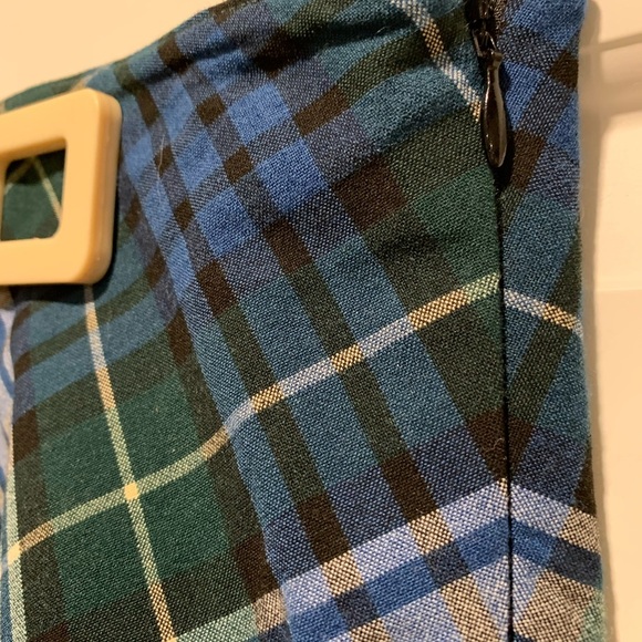NWT American Eagle tartan, high-rise skirt, size 14 - Picture 4 of 10